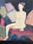 Figure on Panel Original Expressionist Painting James Hartman For Sale - Image 4 of 4
