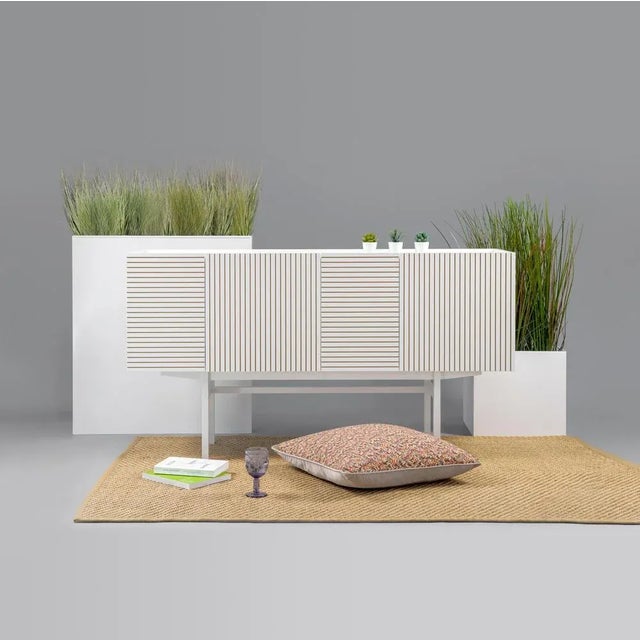 Orto m full cabinet by phormy dimensions: d 40 x w 153.5 x h 85 cm. Materials: acrylic engraved or flat laminate oak...