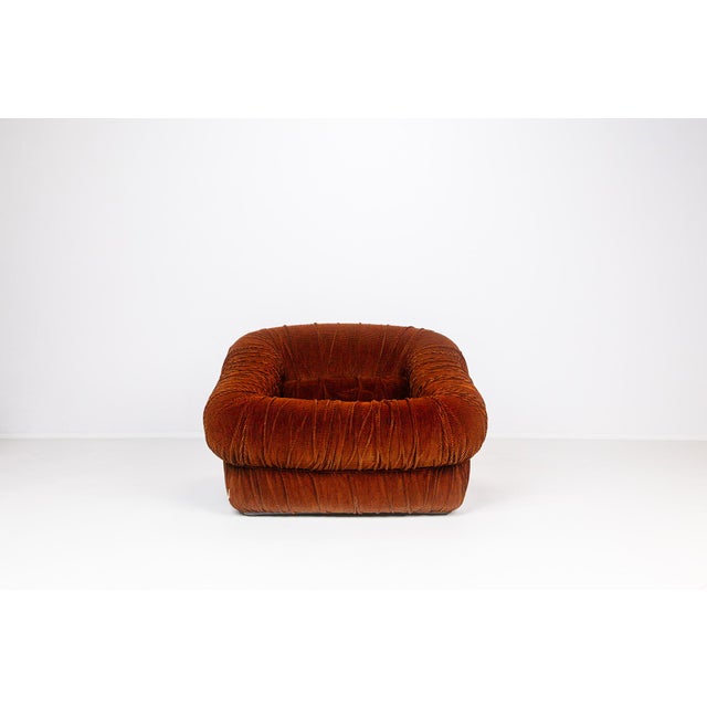 Mid-Century Modern Piumino Seating Set by De Pas, Durbino & Lomazzi for Dalloca, Italy, 1970s, Set of 3 For Sale - Image 3 of 18