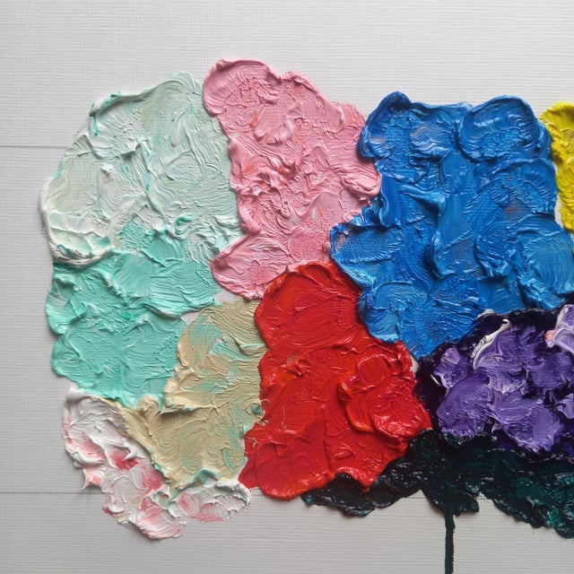 Contemporary Organic Modern Original Floral Painting by Diane Grant / Botanical / Herbarium, Unframed For Sale - Image 3 of 4