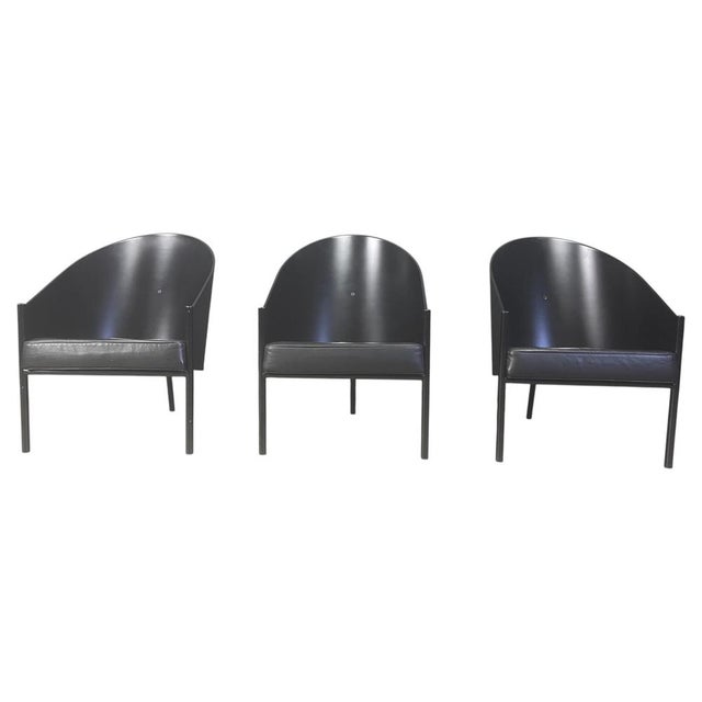 Vintage Pratfall Chairs by Philippe Starck for Driade, 1982, Set of 3 For Sale - Image 15 of 15