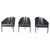 Vintage Pratfall Chairs by Philippe Starck for Driade, 1982, Set of 3 For Sale - Image 15 of 15