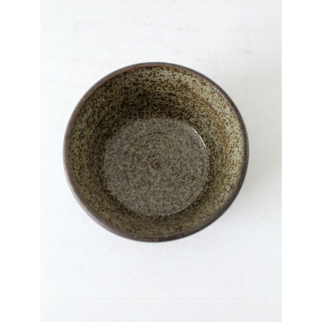 Vintage Studio Pottery Bowl For Sale - Image 4 of 9