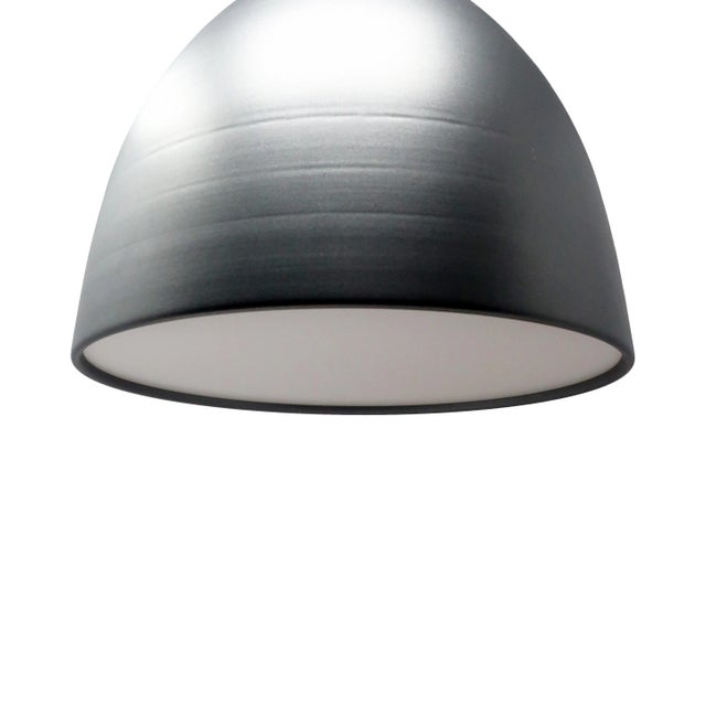 Mid-Century Modern Anthracite Grey Nur Pendant Lamp by Ernesto Gismondi for Artemide For Sale - Image 3 of 9