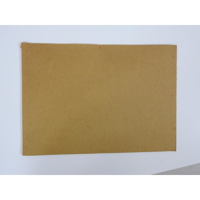 Red Early 20th Century Still Life With Apples Watercolor Painting For Sale - Image 8 of 8