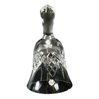 French Crystal Bell attributed to Baccarat, 1940s For Sale