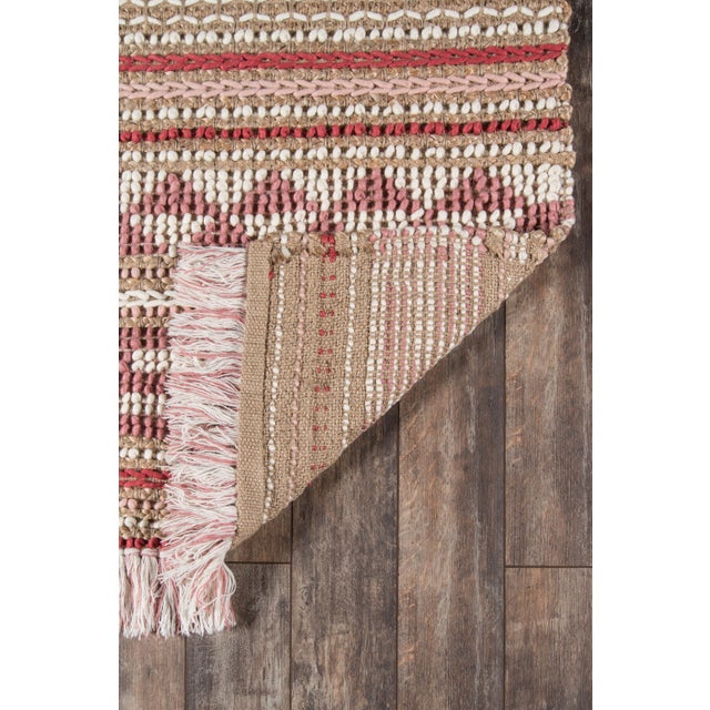 Esme Pink Hand Woven Area Rug 2' X 3' For Sale In Atlanta - Image 6 of 8