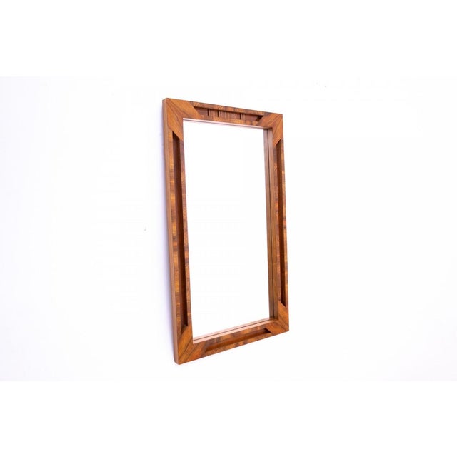 Art Deco mirror from the 1940s, Poland. Dimensions: height 120 cm / width 70 cm