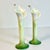 Vintage Boho Chic Hollywood Regency Trompe L’Oeil Calla Lily Candlestick Holders - A Pair. For Sale - Image 4 of 11