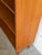 Wood Teak Bookcase Open Storage Shelving Unit Danish Mid-Century Modern 1960s For Sale - Image 7 of 10