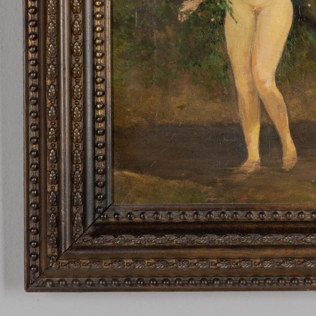 Julius Paulsen Danish Painting Oil on Canvas Framed For Sale In Orlando - Image 6 of 8
