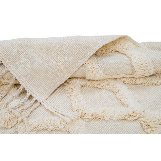 Hand-Knotted Wool Rug by Azele Studio For Sale - Image 9 of 12