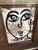 Abstract 1970s Peter Keil Abstract Black and White Portrait Painting For Sale - Image 3 of 7