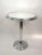 Metal Art Deco Style Chrome & Mirror Accent Table 24" Tall For Sale - Image 7 of 7