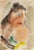 Contemporary Carlo Ravagnan, Contemporary Portrait, 1960s, Watercolor For Sale - Image 3 of 3