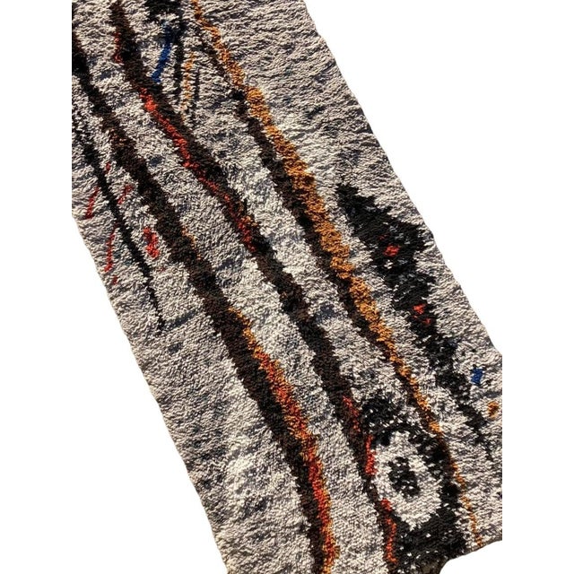 Textile Scandinavian Modern Hand-Knotted Rug, 1970s For Sale - Image 7 of 16