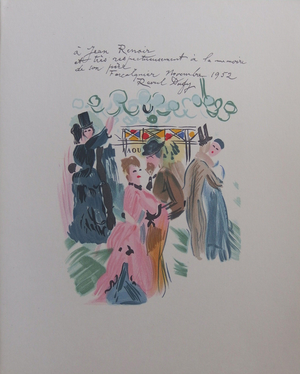 Raoul Dufy, Tribute to Renoir, Lithograph