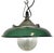 Industrial Green Enamel Factory Pendant Lamp in Cast Iron, 1960s For Sale - Image 16 of 16
