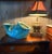 Mid-Century Modern Large-Scale Vintage Turquoise Glazed Fish Planter / Sculptural Coastal Vessel – 20” For Sale - Image 3 of 8