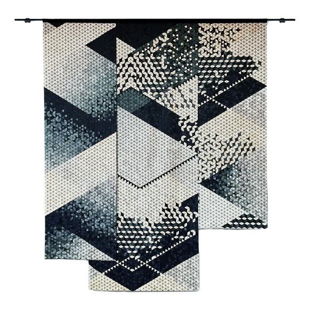 Intarsia Wall-Hanging by Elisa Strozyk, Set of 3 For Sale