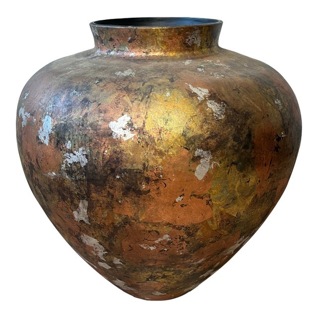 Steven Kaye Post-Modern Floor Vase, Earthenware, Millennium Collection, 1989 For Sale