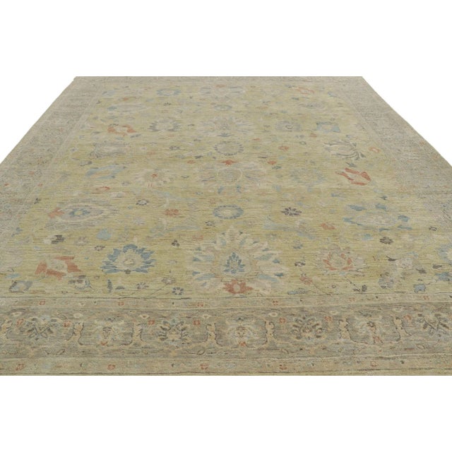 Distressed Oushak Rug, 07'11 X 09'10 For Sale - Image 4 of 9