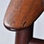 Restored Moreddi 1950's Danish Teak Rocking Chair in New Black Leather For Sale - Image 12 of 13