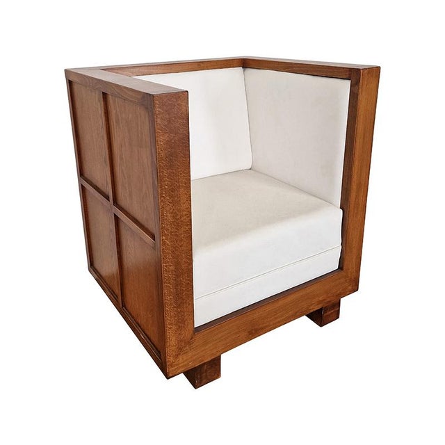 Art Deco Armchair, 1980s For Sale - Image 4 of 6