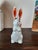 1940s Vintage Ceramic Bunny With Bow Japan Figurine For Sale - Image 5 of 7