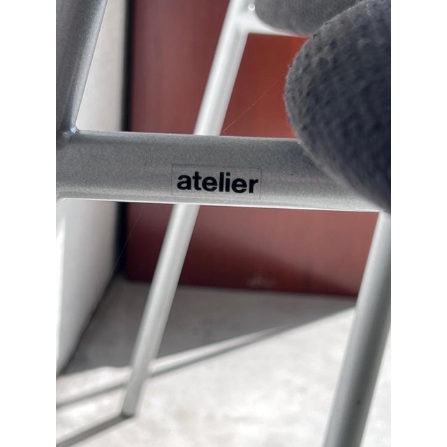 Stackable Chairs by Ross Littell for Atelier Areti, 1980s, Set of 4, in Flawless conditions. Designed 1970 to 1979 This...