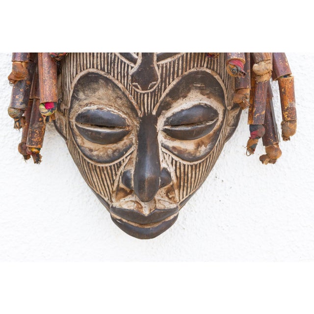 Vintage Braided African Guro Mask For Sale In Los Angeles - Image 6 of 8