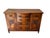 English Edwardian Art Nouveau Walnut Sideboard with Hand-Carved Floral Panels, 1900s For Sale - Image 14 of 15