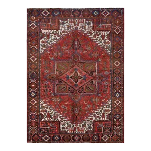 1960 Red Vintage Persian Rug