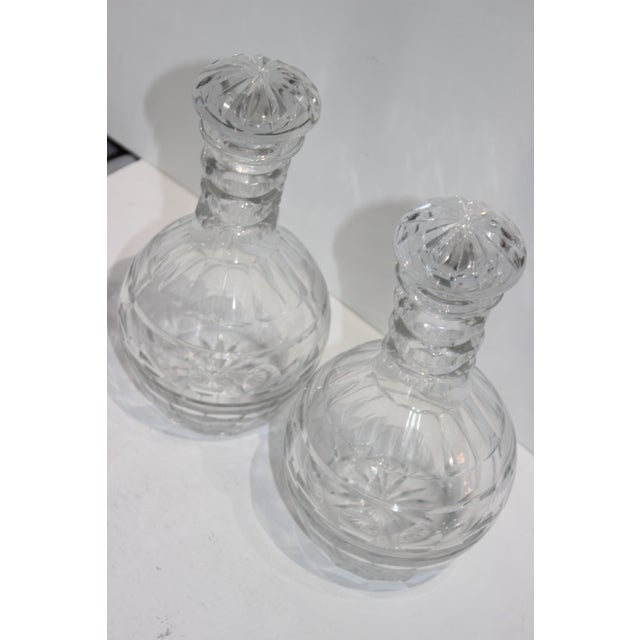 Antique Crystal Decanters a Pair Chairish