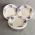 Vintage Arcopal France Blue & White Crackle Design Dinner Bowls S/6 For Sale In New York - Image 6 of 6