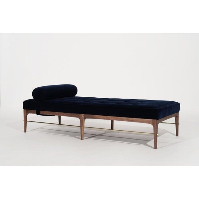 Mid-Century Modern Linear Daybed in Natural Walnut Series 72 by Stamford Modern For Sale - Image 3 of 18
