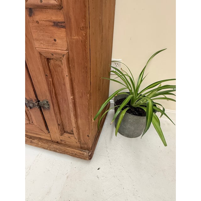 Camel Antique English Pine Cabinet For Sale - Image 8 of 11