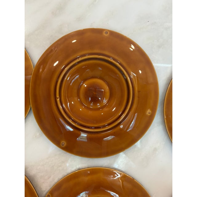 Antique French Longchamp Faïence Oyster Plate For Sale - Image 11 of 13