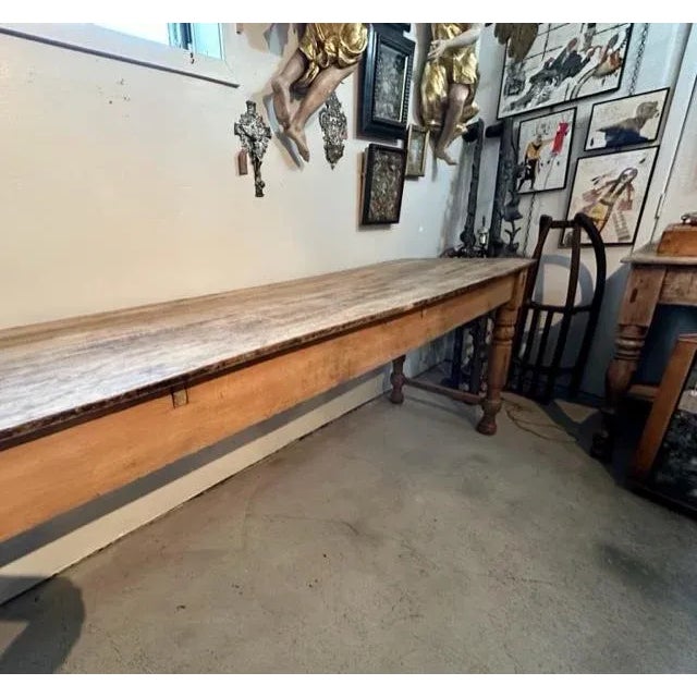 Wood Late 19th Century Spanish Santa Fe Style Table For Sale - Image 7 of 9