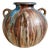 Large Vase with Handles in Flamed Stoneware by Roger Guérin, 1920s For Sale