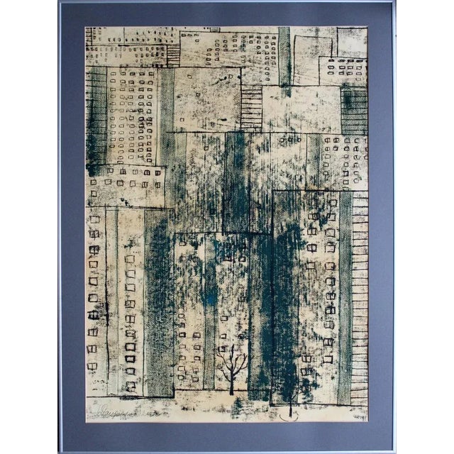 Houses. 2001. Oil on canvas, 80x57 cm. How to understand sigita daugule's work? at the cradle of her style (emerged in...