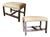 Pair of Georgian Period Chinese Chippendale Fretwork Legged Benches For Sale