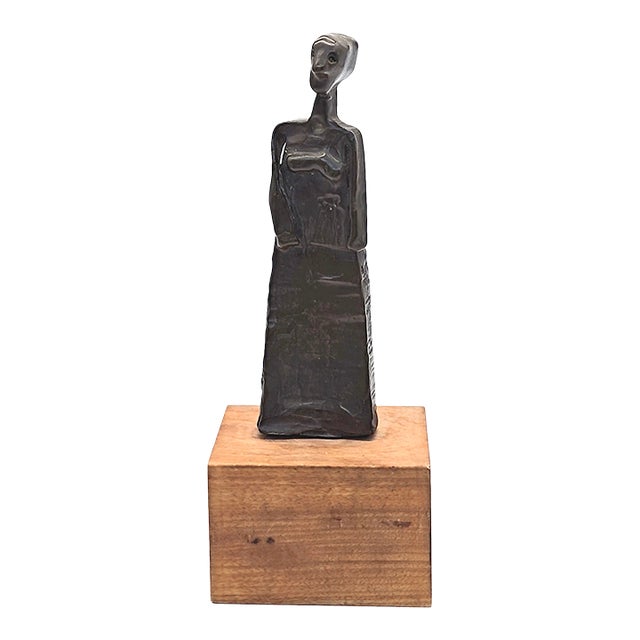 Standing Figure of a Woman - Mid 20th Century For Sale