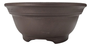 Japanese Tokoname Style Bonsai Pot With Taiyo Kiln Mark 9.5"