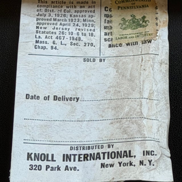 1970s Sling Settee by Bruce Hannah and Andrew Morrison for Knoll For Sale - Image 14 of 14