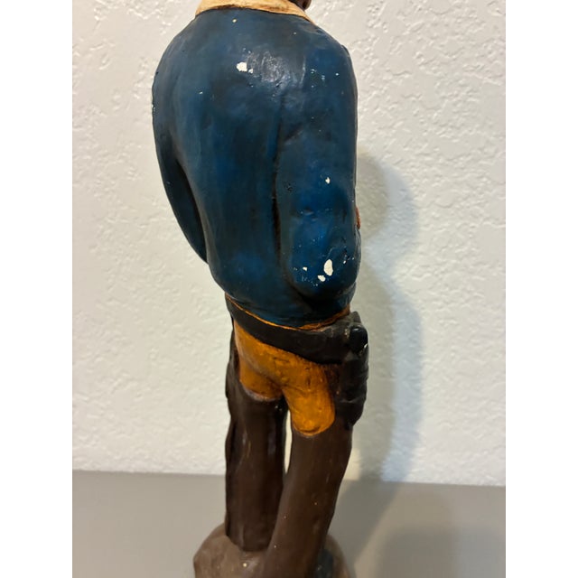 Ceramic Vintage Western Cowboy Figurine Statue For Sale - Image 7 of 13