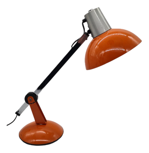 Vintage Orange Desk Lamp, 1970s