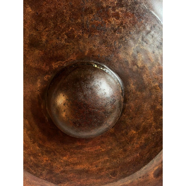 Mid 20th Century Vintage Iron Large Gong For Sale - Image 5 of 6
