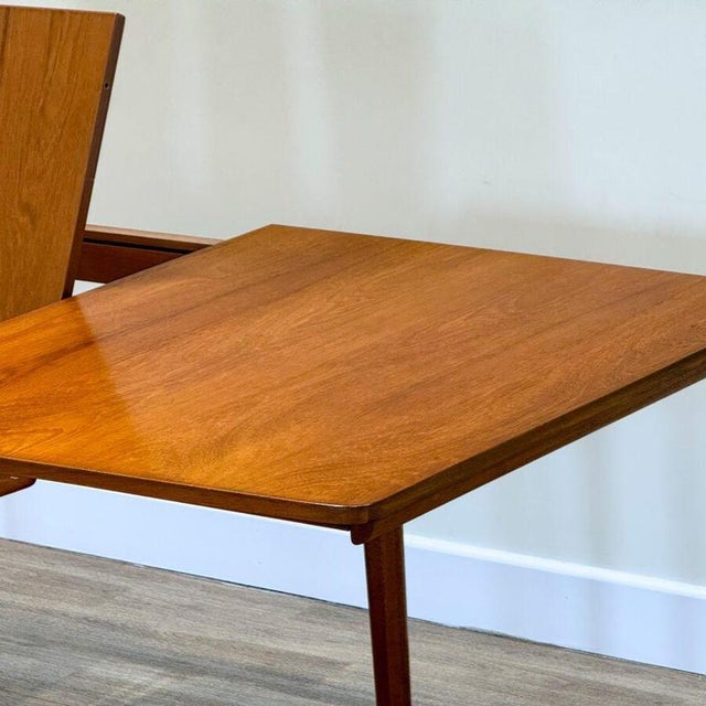 Mid-Century Double Extending Dining Table by Tom Robertson for McIntosh For Sale - Image 15 of 18