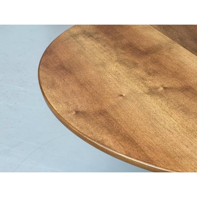 Round Extendable Table in Walnut, 1960s For Sale - Image 15 of 18